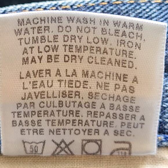 EDWIN JEANS Wide Leg Crop 100% Cotton Jeans‎ ED-866 5415 Women’s 30* - Picture 11 of 11